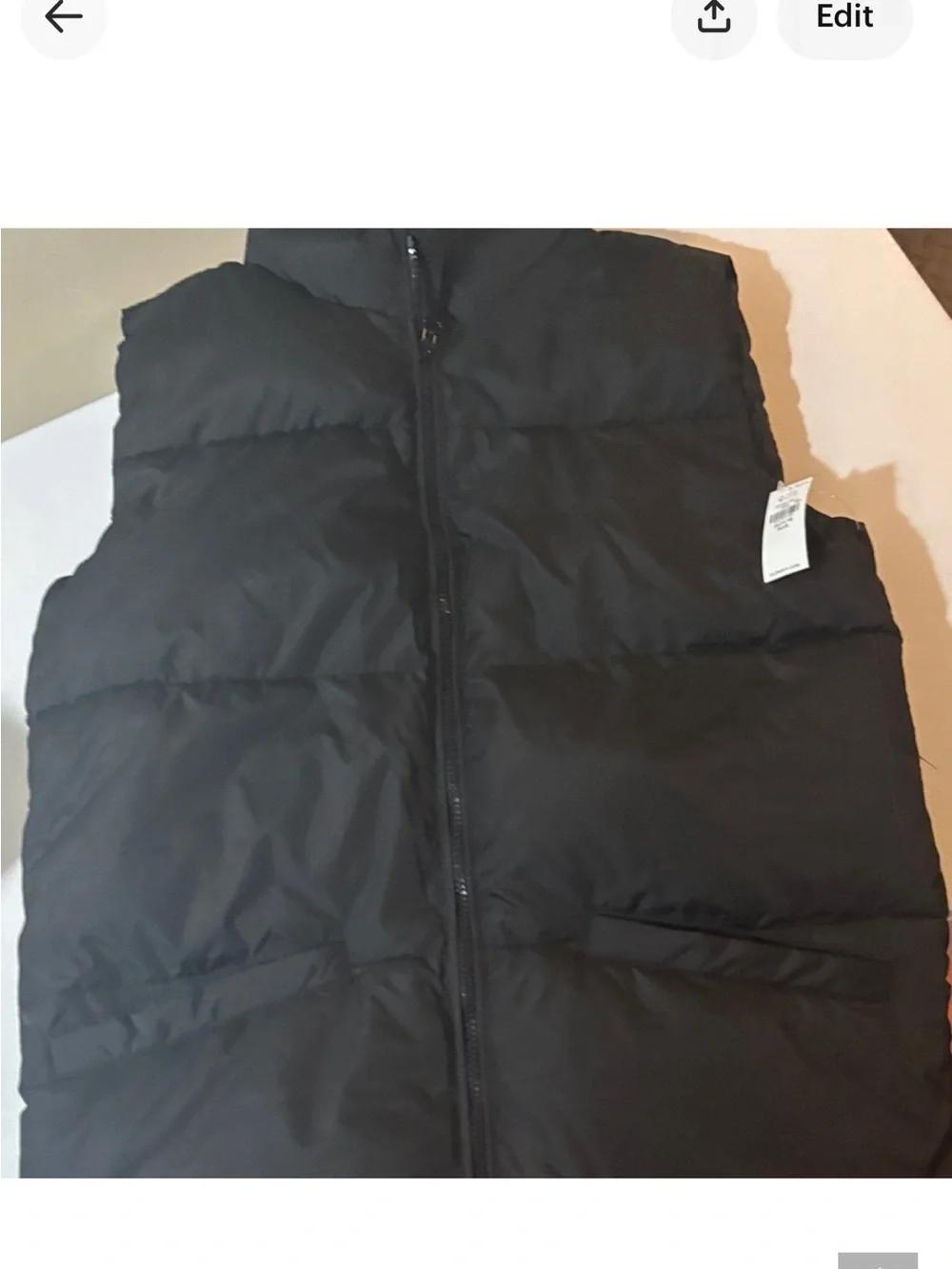NWT XL PLUS Old Navy Black Puffer Vest for Kids
